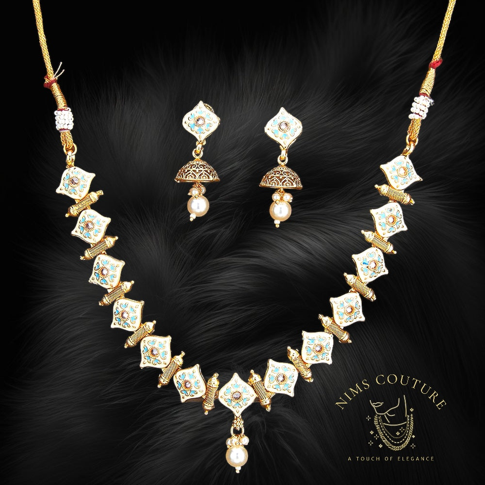 Meena Necklace Set -10063 - 2