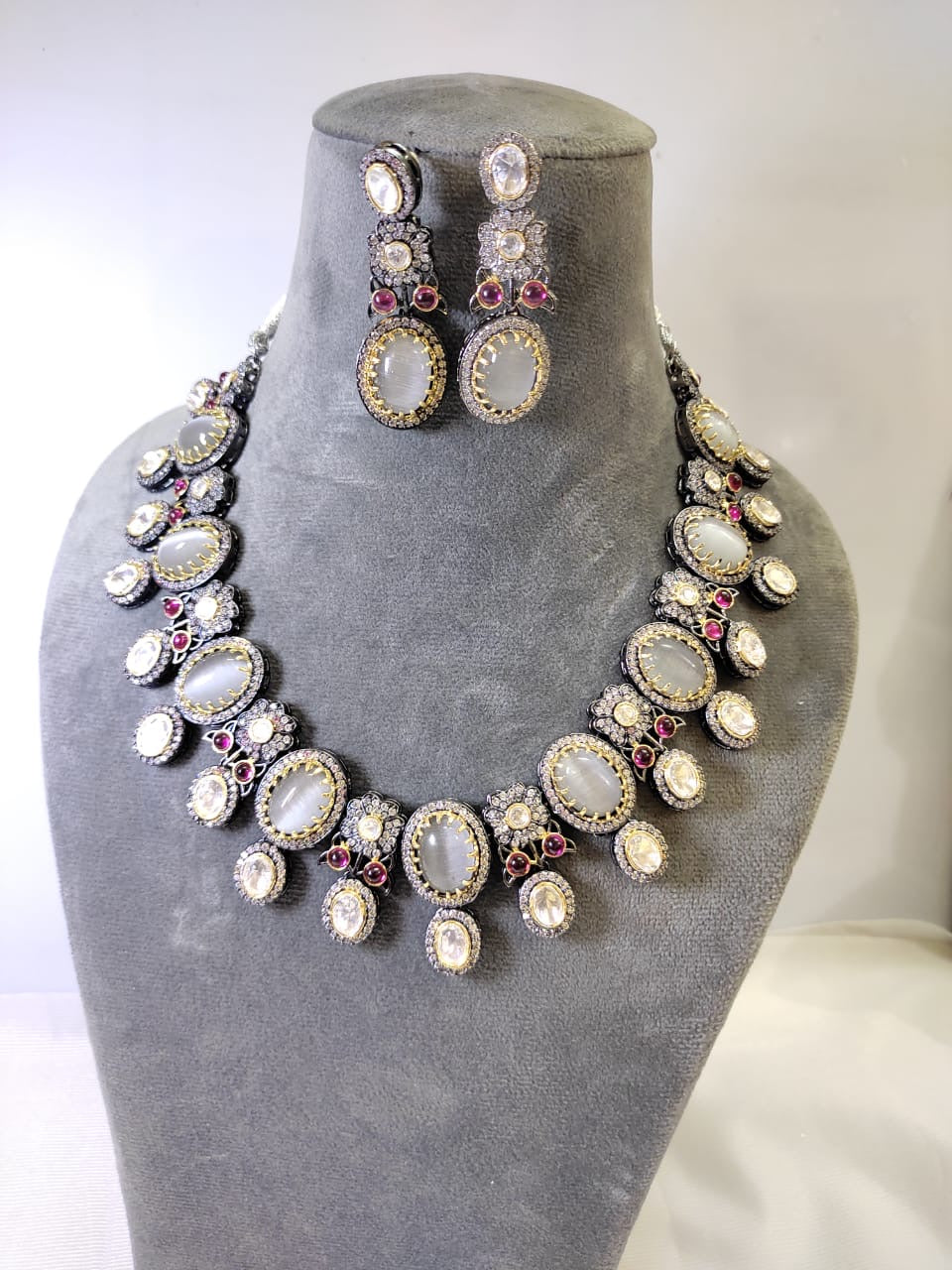 Moissanite Kundan - 10010 - 2