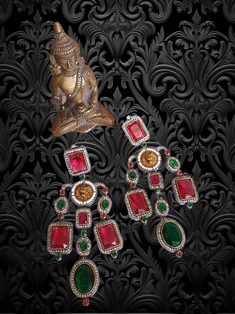 Deepika Earrings - 10032 - 5