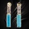 CZ Classic Earrings - 10057 - 8