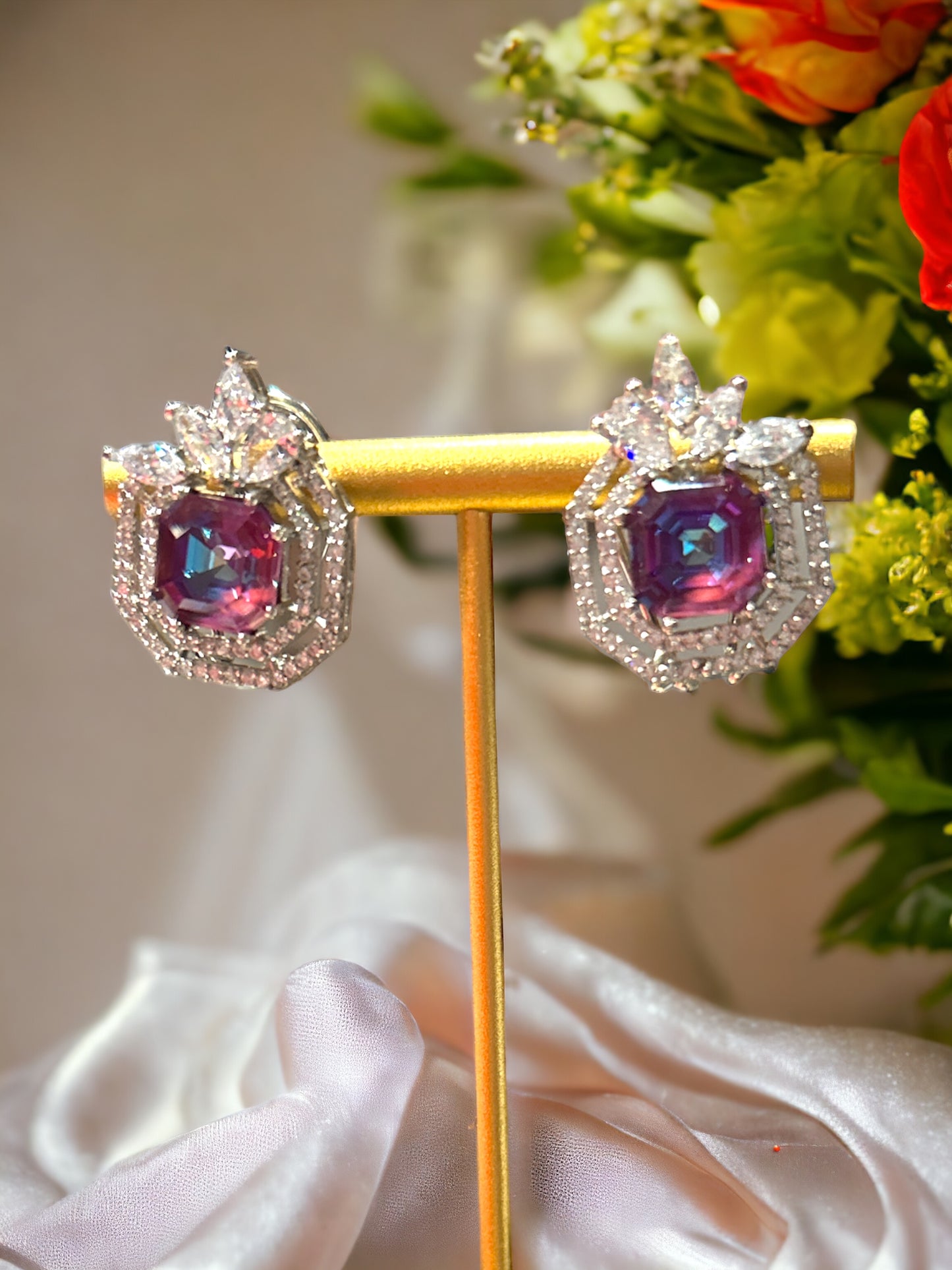 Swarovski Earrings - 10064 - 3