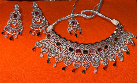 Elisa Necklace Choker Set - 100139