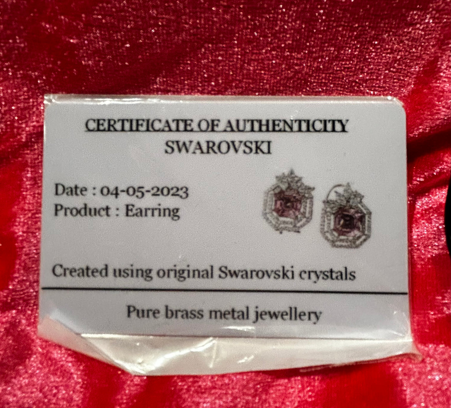 Swarovski Earrings - 10064 - 3