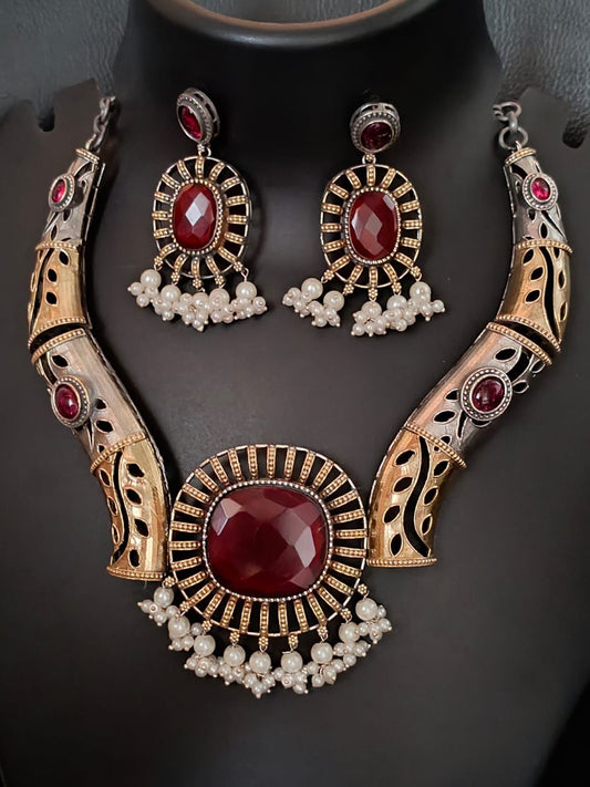 Kaya Necklace Set - 10129 - 2