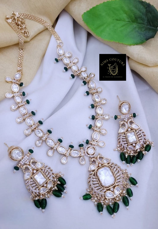 Premium Moissanite Kundan - 10111 -2