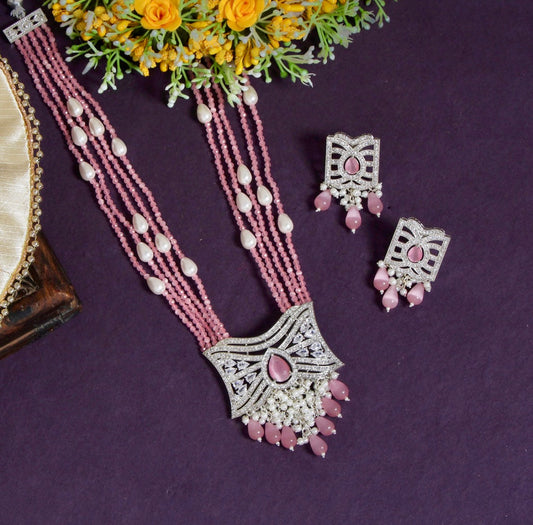 Lumiere Crystal Necklace. - 10123 - 3