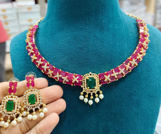 Ruby Necklace - 10099