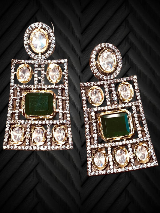 Moissanite Earrings - 10037
