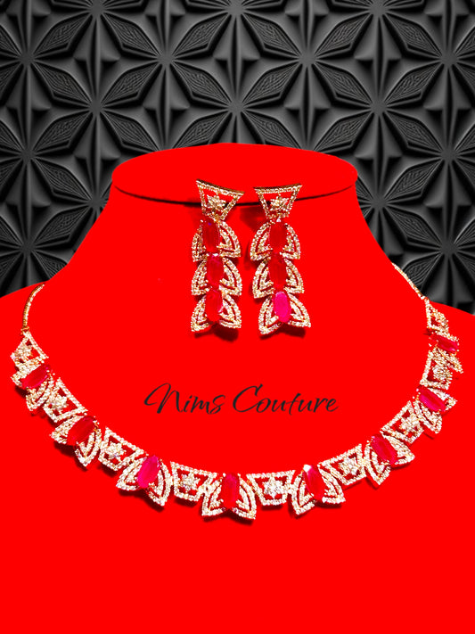 Rubai Necklace Set - 10040