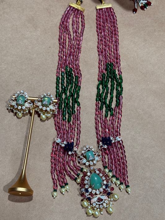 Moissanite Kundan Mala - 10140